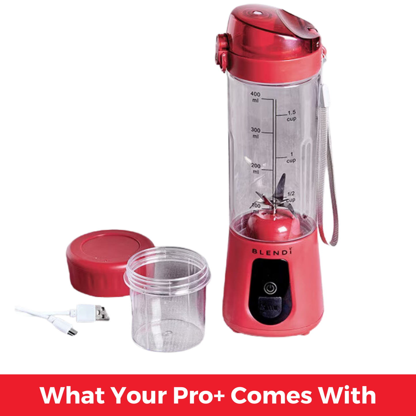 USA Pro+ Ice Crushing Portable Blender