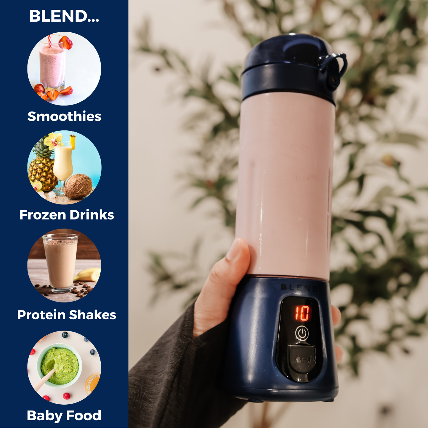 USA Pro+ Ice Crushing Portable Blender
