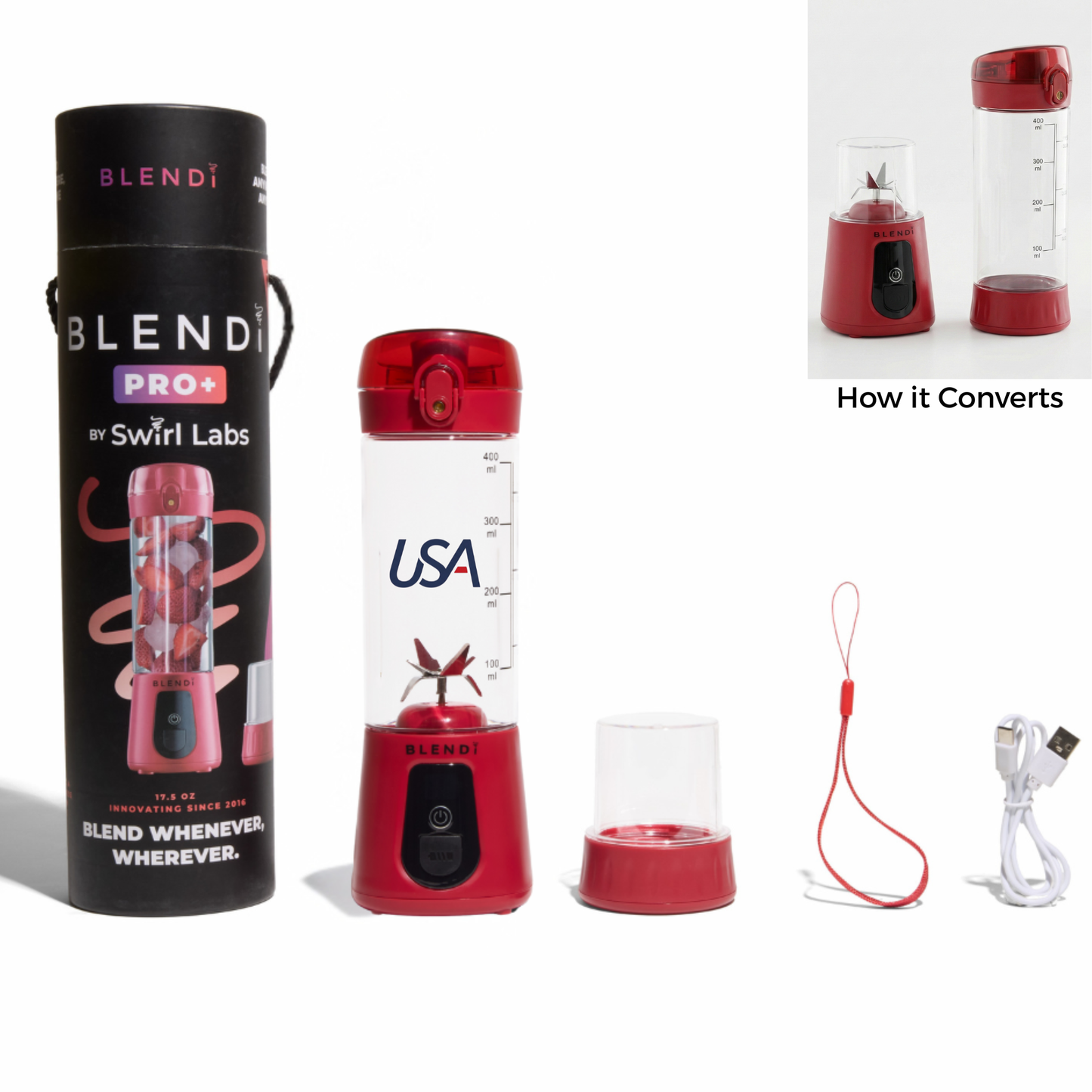 USA Pro+ Ice Crushing Portable Blender