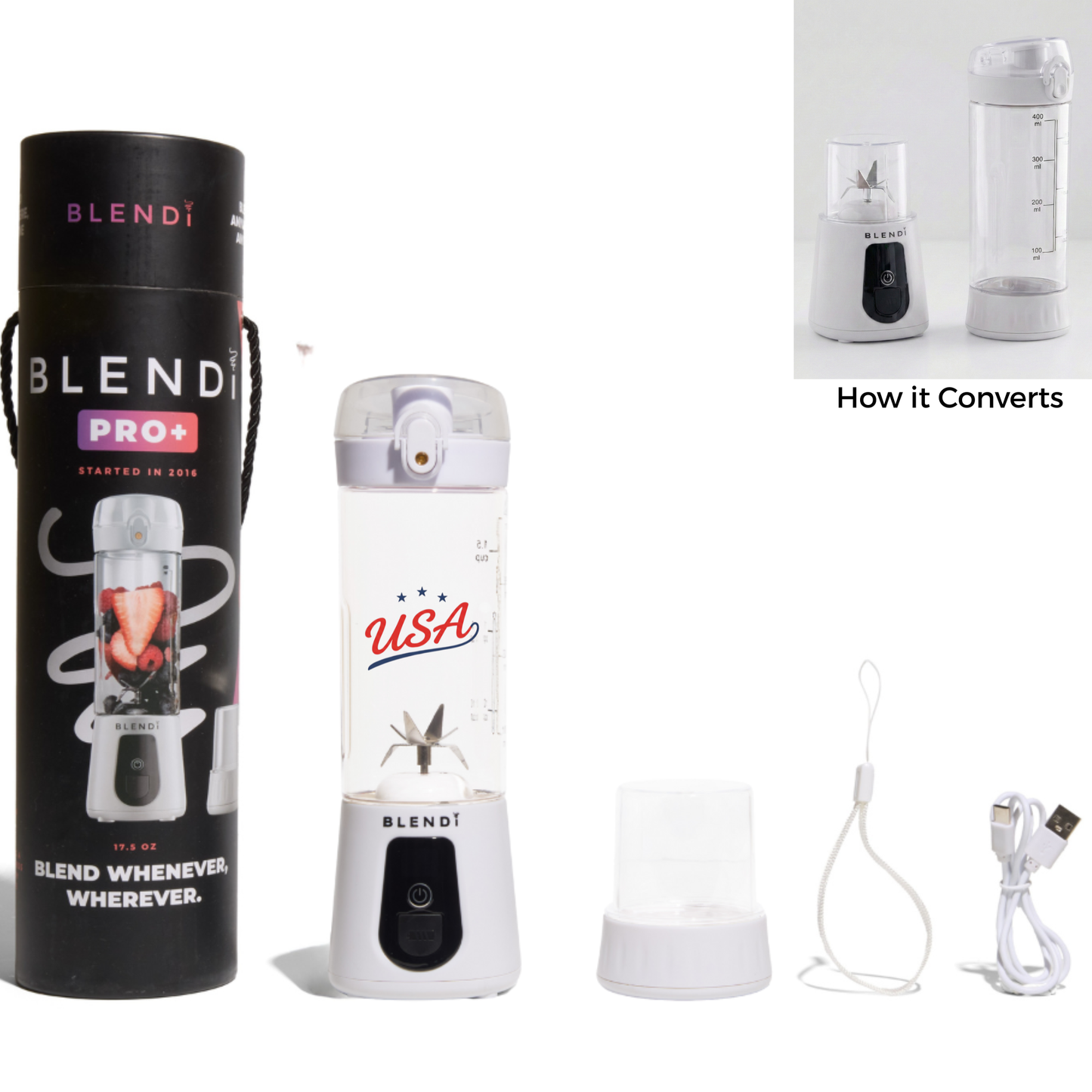 USA Pro+ Ice Crushing Portable Blender