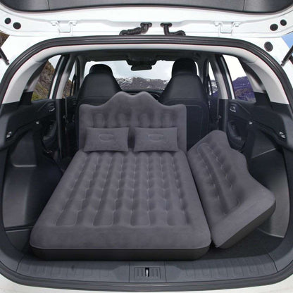 Umbrauto 29.53in/75cm Wide Car Air Mattress Inflatable SUV, Truck & Van Back Seat Camping Bed with Pump & Pillows,Black